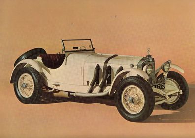 Mercedes Benz Sportwagen SSK 1928, Foto / Kunstdruck