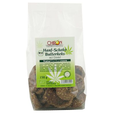 6x CHIRON Hanf-Schoko-Butterkeks 150g