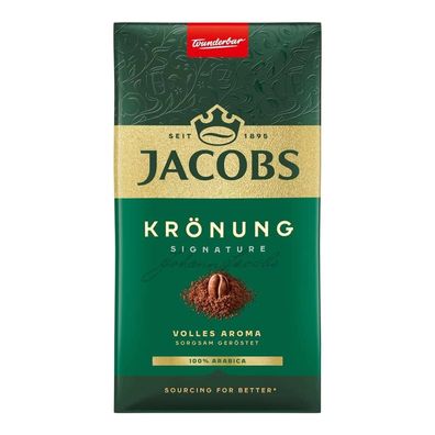 JACOBS Krönung VOLLES AROMA Kaffee gemahlen 500g