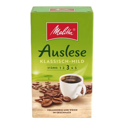 Melitta Auslese Klassisch MILD Kaffee gemahlen 500g