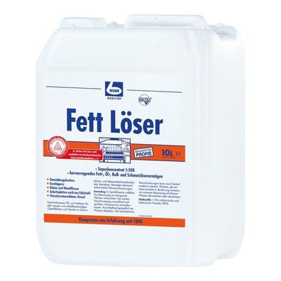 DR. BECHER Fett Löser 10L Kanister