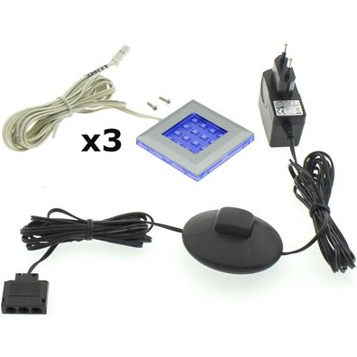 LED-Beleuchtung QUATRO 3P blau