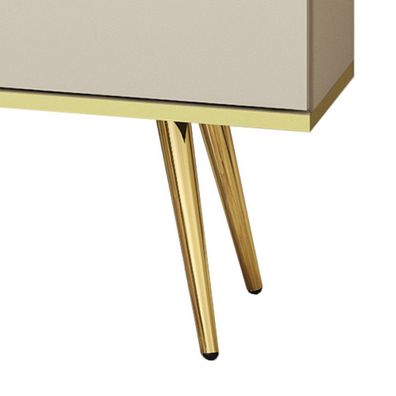 Féße fér TV Lowboard ARA 135 4Stk golden