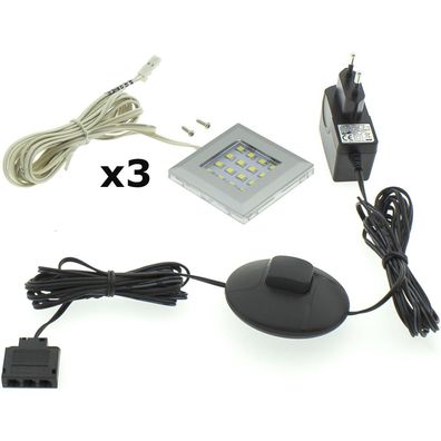 LED-Beleuchtung QUATRO 3P weiß