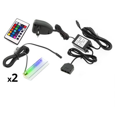 2- Punkt LED Glasbodenbeleuchtung RGB