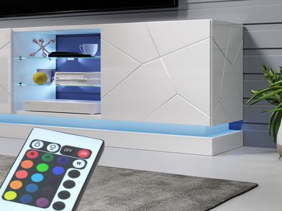 LED - Beleuchtung fér TV - Lowboard QUI 200 RGB