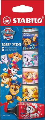 Stabilo - BOSS MINI - PAW Patrol 07/06-32 Textmarker 6er-Pack