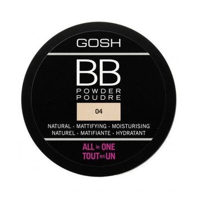 Gosh BB Puder All in One 04 Beige - 10g Kompaktpuder mit Multi-Effekt