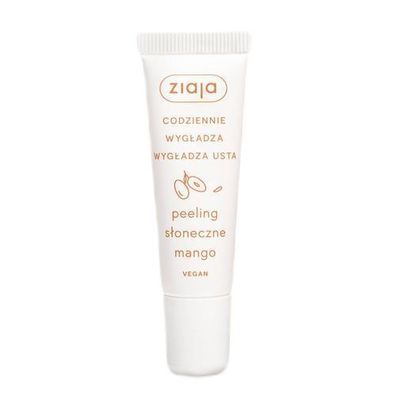 Ziaja Lippenpeeling Mango, 12 ml - Milde Lippenpflege für geschmeidige und weich