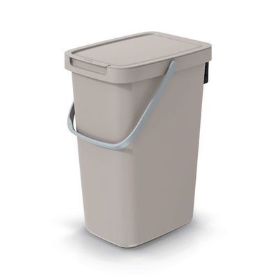 Abfalltrennungsbehälter Systema Q Collect 12 l hellbeige KEDEN