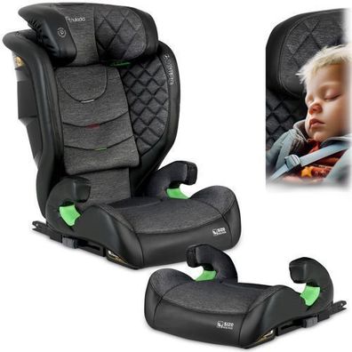 Nukido Louis Kindersitz Schwarz/Grau 15-36 kg ISOFIX
