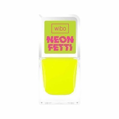 Wibo Neon Fetti Nagellack 8,5 ml - Strahlend bunter Nagellack fuer auffaellige Man