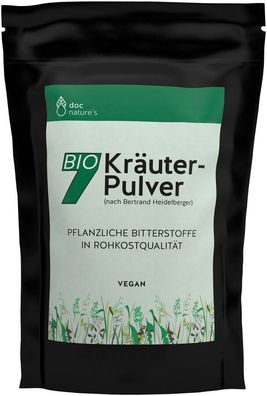 3x GESUND & Leben Reformqualität seit 1995 doc nature’s BIO 7 Kräuter-Pulver,