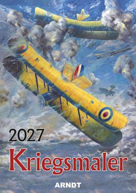 Kalender - Kriegsmaler 2027 - farbig bebildert - Kunstkalender