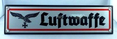 Emailleschild Luftwaffe NEU!