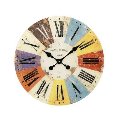AMS W9467 Wanduhr mit bedrucktem Mineralglas