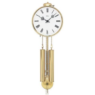 AMS H348 Mechanische Pendeluhr mit Messinggarnitur und 8-Tage Rundgong-Schlagwerk