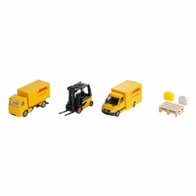 SIKU SUPER DHL Logistik Set, Modellfahrzeug