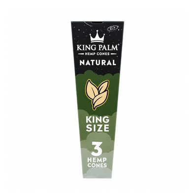 King Palm Hemp Cones King Size Natural à 3 Cones