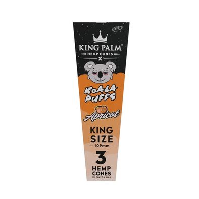 King Palm Hemp Cones King Size KOALA Apricot à 3 Cones