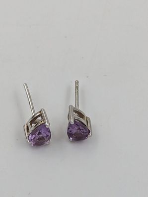 Juwelo Ohrstecker Amethyst 0,925 Sterlingsilber