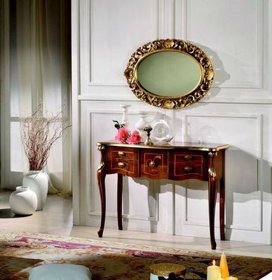 Holz Italienische Möbel Stil Barock Konsolentisch Sideboard Sofort