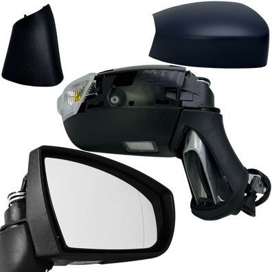 BILMAX Außenspiegel Ford Kuga I 2008-2012 Manuell Anklappbar 7-Pin Rechts, Grundiert