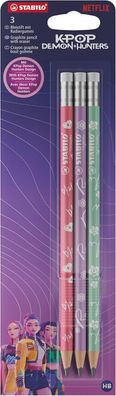 Stabilo - Bleistift mit Radierer - KPop Demon Hunters 4930/3-1