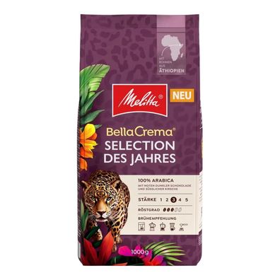 Melitta BELLA CREMA Selection des Jahres ganze Bohnen 1000g