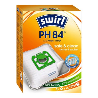 SWIRL Staubsaugerbeutel PH84 MP Plus EU12 für Philips