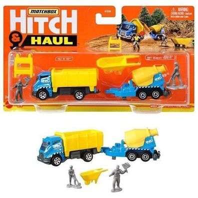 MBX Construction ZONE - Matchbox Hitch N Haul 1:64