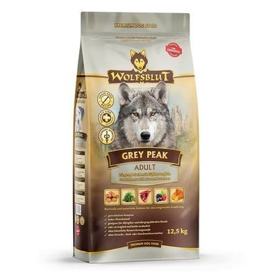 Wolfsblut Gray Peak Trockenfutter für ausgewachsene Hunde, 12,5 kg