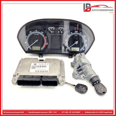 Steuergerät Motor SATZ Original 036906034KE 4B0905851C SKODA FABIA 6Y2 1.4 16V