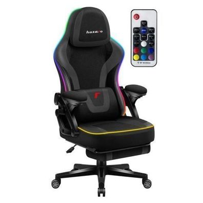Force 4.6 RGB Gaming-Stuhl aus schwarzem Mesh