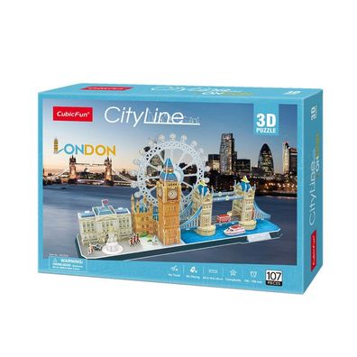 Cubicfun 3D-Puzzle CityLine Panorama: London 107 Teile