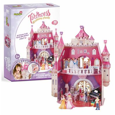 Cubicfun 3D-Puzzle mit Edelsteinen Prinzessin Schloss 95 Teile