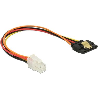 Delock DELOCK Kabel P4 4Pin St > SATA 15Pin Bu 0.20m