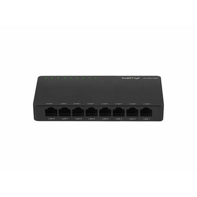 Lanberg Switch DSP2-1008-12V 8X 1GB/S Unmanaged Gigabit Ethe