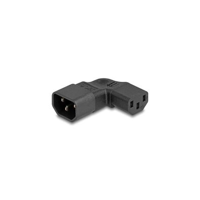 DELOCK Netzadapter IEC 60320 - C14 auf C13, Stecker / Buchse