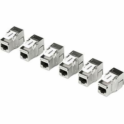 TRENDnet Geschirmte Cat6A Keystone-Buchsen 6er-Pack