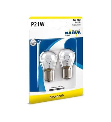 P21W 12V 21W BA15s Standard NARVA