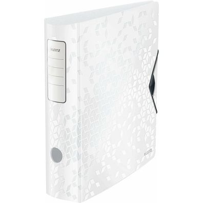Leitz Ordner A4 breit Wow weiss metallic