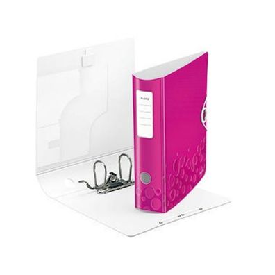 Leitz Ordner A4 breit Wow pink metallic