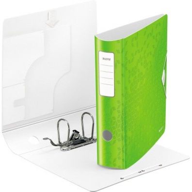 Leitz Ordner A4 breit Wow grün metallic