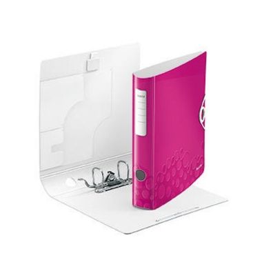 Leitz Ordner A4 schmal Wow pink metallic