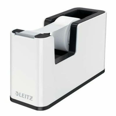 Leitz Klebebandabroller Wow Dual Schwarz Weiß (5,1 x 7,6 x 12, 6 cm)
