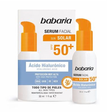 Babaria Babaria Solar Acido HialurÃ³nico Serum Facial Spf50 30ml