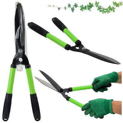 LeanToys Heckenschere, Strauchschere, Gartenschere, Koffer 53cm