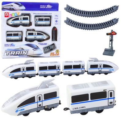 LeanToys City Express Elektro-Schnellzug, 13-gleisige Eisenbahn