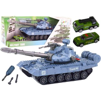 LeanToys Panzer Militärfahrzeug DIY Demontage Blue Sounds Suspension Kit